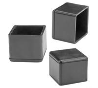 Startbuymore Furniture Protector Set, 12PCS, Square, Black, 20x20mm