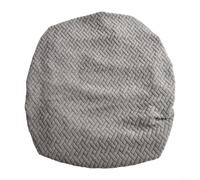 Startbuymore Indoor Dining Chair Slipcover Constructed From Elastic Jacquard Material With Seamless Elastic Binding And Strap(medium gray)