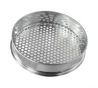 Startbuymore Metal Mesh Soil Sieve For Gardening With Riddle Design To Separate Coarse Debris From Soil And Potting Compost, Useful For Garden Planting(Round Hole 7mm)