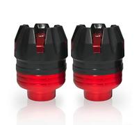 Startbuymore Motorcycle Front Fork Wheel Frame Slide Aluminum Alloy Crash Protector Cup Anti Collision Pad Set Of 2 Minimizes Fork Damage In Falls And Helps Reduce Repair Costs Fit(Red)