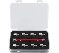 Startbuymore Motorcycle Spoke Wrench Tool 5.0-6.8mm Iron(Red)