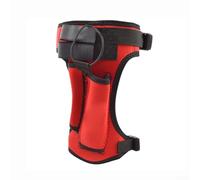 Startbuymore Neoprene Diving Leg Sheath With Adjustable Band And Dual Compartment System For Secure Underwater Tool Transport(Red)