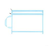 Startbuymore Nylon For A4 Storage Bag With Reliable Zipper And Convenient Handle For Sorting Toys Stationery And Learning Materials(Blue)