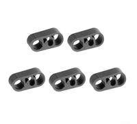 Startbuymore Plastic Cable Management Clip For Bike Brake And Derailleur Cables Featuring U Type Oval And Triple Hole Designs(C-5pcs)