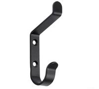 Startbuymore Practical Wall Hook For Hats Scarves Bags Towels Constructed From Cold Rolled Steel For Long Term Use(black)
