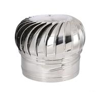 Startbuymore Rotating Chimney Cowl Cap, Fireplace Chimney Caps,Stainless Steel Cowl Bird Guard Spinner Anti Downdraught Top All Purpose Chimney Cowl(Ø200 MM)