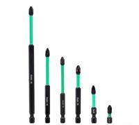 Startbuymore Screwdriver Bit Pz2 Pozidriv Screwdriver Head Anti Slip Anti Impact Magnetic Bit 100Mm, Torx Bit Set