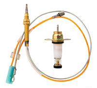 Startbuymore Thermocouple Sensor Probe With Solenoid Valve Copper For Gas Stove, Providing Flame Failure Protection And Gas Shutoff Control(F)