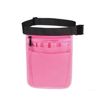 Startbuymore Utility Belt Waist Bag with 8 Pockets Adjustable Fit for Healthcare Workers Multi Use Organizer with Quick Release Buckle for Durable Oxford Cloth Construction (Pink)