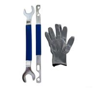 Startbuymore Water Pump Pulley Holding Tool And Fan Clutch Wrench For Thermo-Viscous Fan Applications On And Engine Types(glove set)