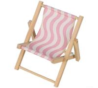 Startbuymore Wooden Phone Stand With Beach Chair Outline Designed For Compact Desk Spaces And Adjustable Screen Viewing Angles(E)