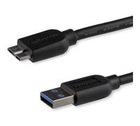 Startech 0.5M 20In Slim Superspeed Usb 3.0 5Gbps A To Micro B Cable M/M Flexible