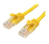 StarTech.com 45PAT50CMYL 0.5m Cat5e U/UTP (UTP) Yellow networking cable
