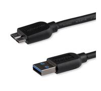 StarTech 0.5m Slim USB 3.0 A to Micro B Cable MM