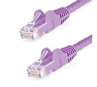 StarTech.com 1.5 m CAT6 Patch Cable - 100% Copper Wire - Snagless Connector - Purple