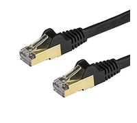 StarTech.com 1.5 m CAT6a Patch Cable - Shielded (STP) - 100% Copper Wire - Snagless Connector - Black