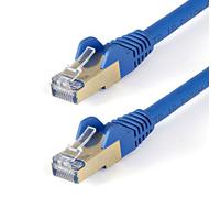 StarTech 1,5m CAT6a Ethernet Cable, 10 GbE Category 6a Shielded Snagless 100W PoE Patch Cord, Blue