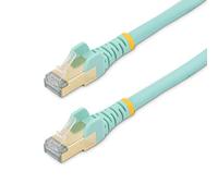 StarTech 1.5m Cat6a Snagless Ethernet Cable, Aqua (6ASPAT150CMAQ)