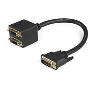 Startech 1 Ft Dvi-D To 2X Dvi-D Digital Video Splitter Cable M/F Connect Two Dvi