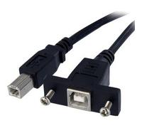 Startech 1 Ft Panel Mount Usb Cable B To B F/M for Customized Usb Device Solutio
