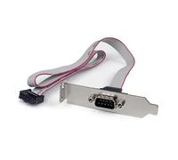 StarTech 1 Port 16in DB9 Serial Port Bracket to 10 Pin Header - Low Profile