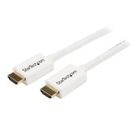 StarTech.com 3m / 10 ft CL3 Rated HDMI Cable w/ Ethernet - In Wall Rated Ultra HD HDMI Cable - 4K 30Hz UHD High Speed HDMI Cable - 10.2 Gbps - HDMI 1.4 Video/Display Cable - 30AWG, White