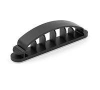 StarTech.com 100 Pack Cable Management Clips - Self Adhesive 6 Slot Cable Comb - Resusable Desktop USB/Computer/Ethernet/AV Cord Organizer - Sticky Cable Holders - Nylon Cable Clamp UL Rated - TAA