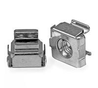 StarTech 100-Pack M5 Square Hole Cage Nuts & Tool, Nickel-Plated | Silver finish, Mounts servers, Install tool included, GSA Schedule purchases