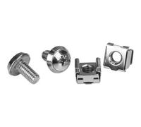 StarTech.com 100 Pkg M6 Mounting Screws and Cage Nuts for Server Rack Cabinet