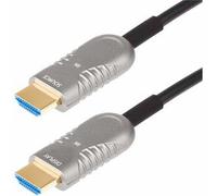 StarTech.com 100ft (30.4m) HDMI 2.1 Hybrid Active Optical Cable (AOC) CMP Plenum Rated 8K Ultra High Speed HDMI 2.1/2.0 Fiber Optic Cable 48Gbps 8K 60Hz/4K 120Hz HDR10+/FRL/TMDS/eARC