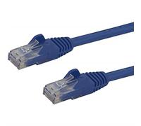 StarTech.com Cat6 Ethernet Cable - 100 ft - Blue - Patch Cable - Snagless Cat6 Cable - Long Network Cable - Ethernet Cord - Cat 6 Cable - 100ft (N6PATCH100BL)