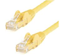 StarTech 100ft Cat6 Snagless Cable, 100W PoE, Yellow (N6PATCH100YL) | 100W PoE delivery, Gold-plated RJ45, Patch Cable, Ethernet Cord, 250Mhz, UTP, 24AWG copper, UTP Network, 10Gbps