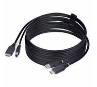 StarTech.com KVM Cable - 10ft (3m) HDMI & USB 5Gbps, 4K 60Hz, HDMI 2.0 for KVM Switches