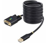 Startech 10Ft 3M Usb To Null Modem Serial Adapter Cable Com Retention Ftdi Rs232