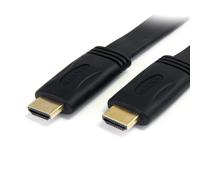StarTech 10ft Flat HDMI Cable, 4K 30Hz, Male to Male (HDMIMM10FL)