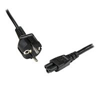 3m Power Cord, EU Schuko to C5, 2.5A 250V, 18AWG, Notebook Replacement AC Cord, Power Brick Cord, Laptop Charger Cable, Clover Leaf/Mickey Mouse