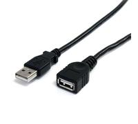 StarTech.com USB 2.0 Extension Cable A to A (M/F) — 10 ft, Black