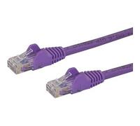 StarTech.com 10m CAT6 Ethernet Cable - Purple CAT 6 Gigabit Ethernet Wire -650MHz 100W PoE RJ45 UTP Network/Patch Cord Snagless w/Strain Relief Fluke Tested/Wiring is UL Certified/TIA