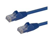 StarTech 10m Cat6 Snagless Cable, 100W PoE, Blue (N6PATC10MBL) | 100W PoE delivery, Gold-plated RJ45, Patch Cable, Ethernet Cord, 250Mhz, UTP, 24AWG copper, UTP Network, 10Gbps
