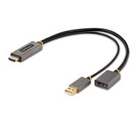 StarTech 128-HDMI-DISPLAYPORT 1ft (30cm) HDMI to DisplayPort Adapter Cable,