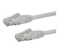 StarTech 12ft CAT6 Ethernet Cable - White CAT 6 Gigabit Ethernet Wire -250Mhz 100W PoE RJ45 UTP Network Patch Cord Snagless with Strain Relief (N6PATCH12WH)
