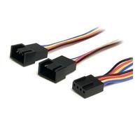 StarTech.com 12in 4 Pin Fan Power Splitter Cable - F/M