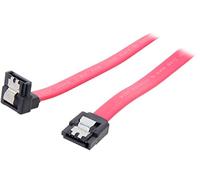 StarTech SATA Cable LSATA12RA1 – 12in Latching to Right-Angle Serial ATA, Red