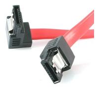 StarTech SATA Cable LSATA12RA1 – 12in Latching to Right-Angle Serial ATA, Red