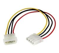 StarTech.com 12in Molex LP4 Power Extension Cable â M/F