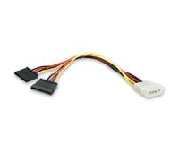 StarTech 12in LP4 to 2x SATA Power Y Splitter Cable (PYO2LP4SATA)