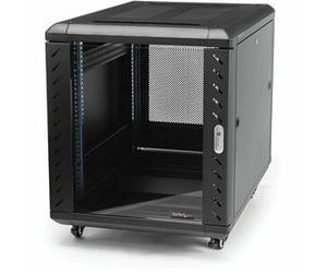 Startech 12U 36In Knock-Down Server Rack Cabinet With Casters Easy To Transport