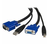 Startech 15 Ft 2-In-1 Universal Usb Kvm Cable Kvm Cable 15 Ft 1 X Type B 1 X D-S