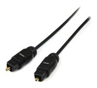 Startech 15 Ft Thin Toslink Digital Optical Spdif Audio Cable Fiber Optic for Au