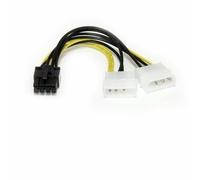 Startech 15Cm 6In. Lp4 To 8 Pin Pci Express Video Card Power Cable Adapter Lp4 T